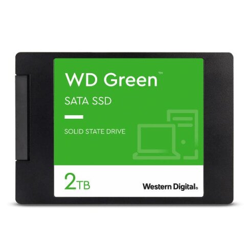 SSD WD GREEN 2.5P SATA 2TB 3 ANNI DI GARANZIA