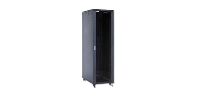 RACK A PAVIMENTO NETWORK RNA IP20 19 POLLICI 22U L800XP800  SMONTATO  COLORE NERO