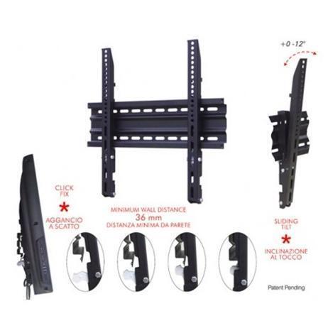 SUPPORTO A PARETE SLIMTILT 600 INCLINABILE MAX VESA 600X400 E MAX PORTATA 50 KG