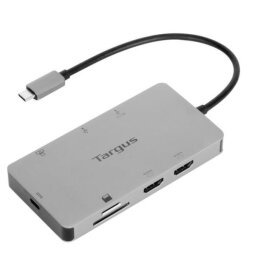 Targus  Universal USB-C  Dual HDMI 4K Dock w 100 W PD Pass-Thru - For MST enabled devices