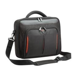 Dell classic+ notebook case 35.6 cm (14") briefcase black, red