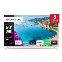 50 UHD 4K SMART ANDROID TV WHITE