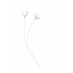 AURICOLARE CABLATO + MICROFONO (WHITE)