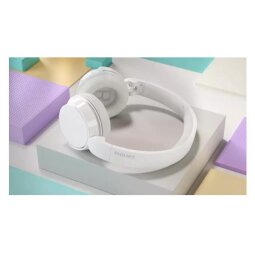 CUFFIA OVER-EAR WIRELESS BASS+ WHITE