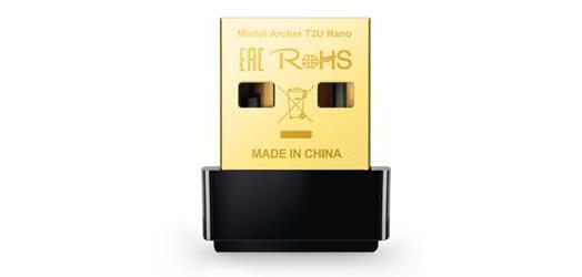 ARCHERT2UNANO Adaptador inalámbrico Nano USB de doble banda AC600