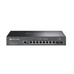 Omada 8-Port 2.5GBASE-T and 2-Port 10GE SFP+ Smart Switch with 8-Port PoE+