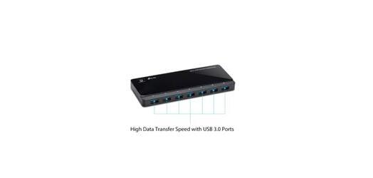 UH720 Hub de 7 Puertos USB 3.0 con 2 Puertos de Carga