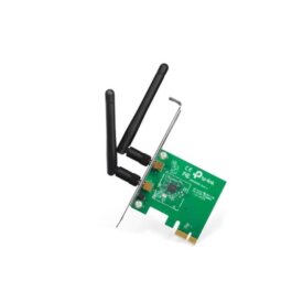 300Mbps Wi-Fi PCI Express Adapter  Qualcomm  2.4GHz  802.11b/g/n  2 antenne rimovibili