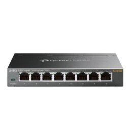 8-Port Gigabit Desktop8 Gigabit RJ45 PORTE  MTU/Port/Tag-based VLAN  QoS  IGMP Snooping