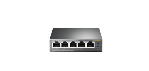 Switch de Sobremesa de 5 Puertos Gigabit con 4 puertos PoE