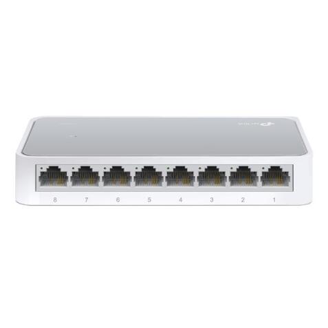 8-port 10/100M mini Desktop Switch  8 10/100M RJ45 porte