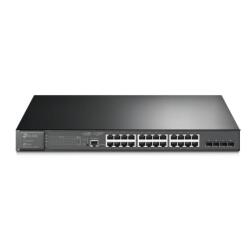 Tp-link jetstream 28-port gigabit l2 managed switch with 24-port poe+