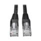 Cat6 Gigabit Snagless Molded (UTP) Ethernet Cable (RJ45 M/M)  Black  10 ft. (3.05 m)