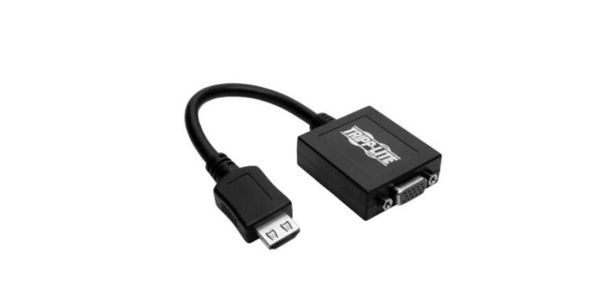 Tripp Lite P131-06N HDMI to VGA with Audio Converter Cable Adapter for Ultrabook/Laptop/Desktop PC, (M/F), 6-in. (15.24 cm)