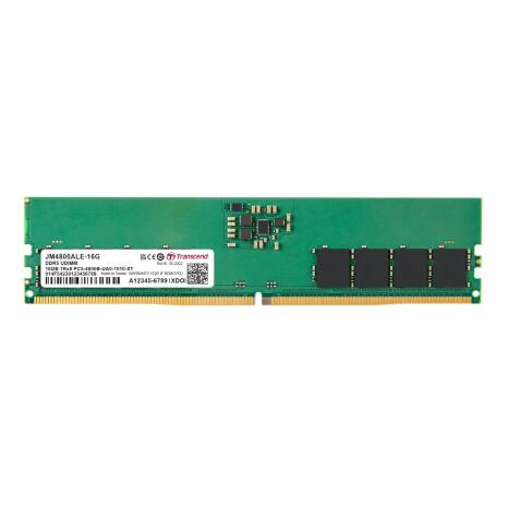 JM4800ALE-16G - DRAM DDR5 U-DIMM 4800MHz da 16GB, 1Rx8 2Gx8 CL40 1.1V
