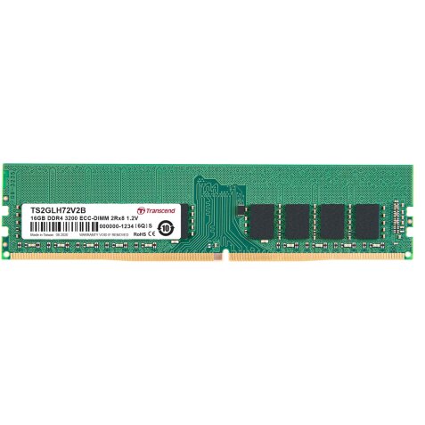 16GB DDR4 3200 ECC-DIMM 1Rx8 2Gx8 CL22 1.2V