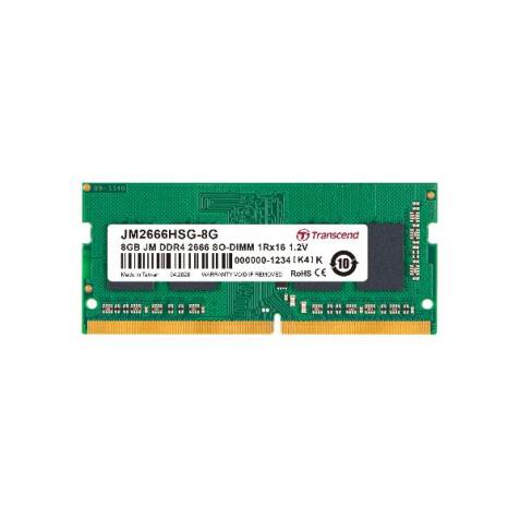 8GB JM DDR4 2666 SO-DIMM 1RX16 1GX16 CL19 1.2V