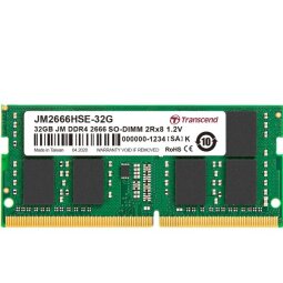 32GB JM DDR4 2666MHZ SO-DIMM 2RX8 2GX8 CL19 1.2V