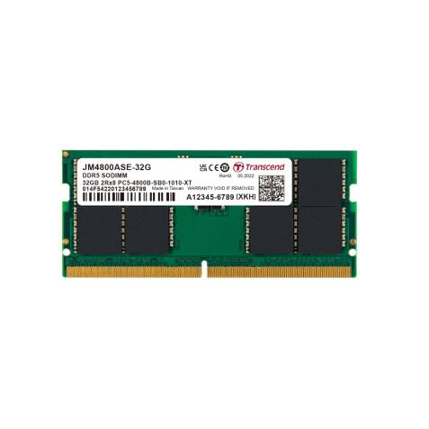 JM4800ASE-32G - DRAM DDR5 SO-DIMM 4800MHz da 32GB, 2Rx8 2Gx8 CL40 1.1V