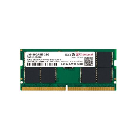 32GB JM DDR5 4800 SO-DIMM 2Rx8 2Gx8 CL40 1.1V