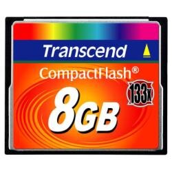 Transcend - flash memory card - 8 GB - CompactFlash