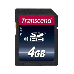 Transcend Ultimate - flash memory card - 4 GB - SDHC