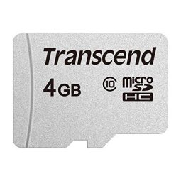 Transcend 300S - flash memory card - 4 GB - microSDHC