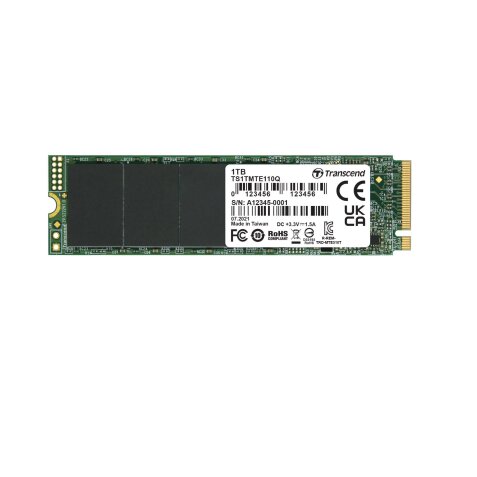 1TB  M.2 2280 PCIe Gen3x4  M-Key  QLC  DRAM-less