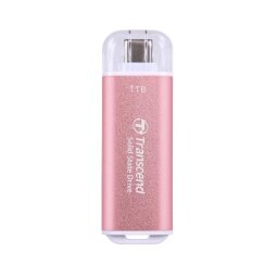 1TB USB External SSD  ESD300P  USB 10Gbps  Type C  Pink