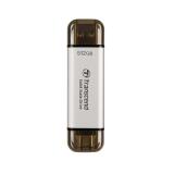 512GB  External SSD  ESD310S  USB 10Gbps  Type C/A  Silver