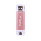 512GB USB External SSD  ESD310P  USB 10Gbps  Type C/ A  Pink