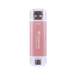 1TB USB External SSD  ESD310P  USB 10Gbps  Type C/A Pink