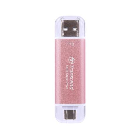 1TB USB External SSD  ESD310P  USB 10Gbps  Type C/A Pink