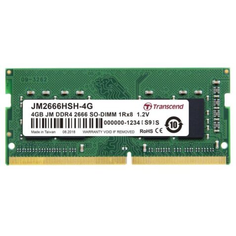 4GB JM DDR4 2666 SO-DIMM 1RX8 1.2V