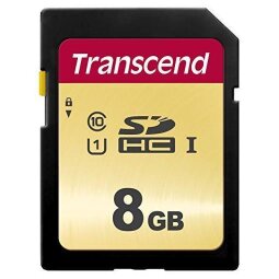 Transcend 500S - flash memory card - 8 GB - SDHC UHS-I