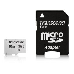 Transcend 300S - flash memory card - 16 GB - microSDHC UHS-I