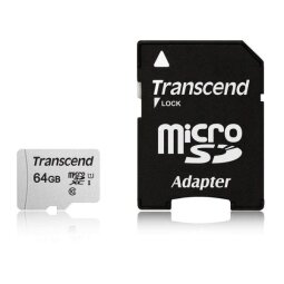 Transcend 300s - flash memory card - 64 gb - microsdxc uhs-i