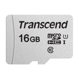 Transcend 300S - flash memory card - 16 GB - microSDHC