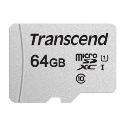 Transcend 300S - flash memory card - 64 GB - microSDXC