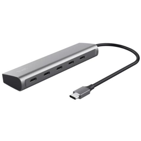 25136 HALYX HUB ECOSOSTENIBILE A 5 PORTE USB-C ARGENTO