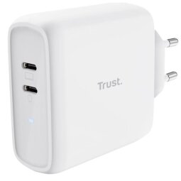 MAXO CARICABATTERIE DA 65 W CON DUE PORTE USB-C - BIANCO EU