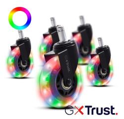 RUOTE ANTIGRAFFIO IN GEL PER SEDIA - ILLUMINATE RGB - TRUST GXT 701 RGB