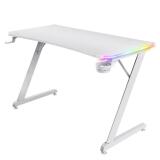 GXT 709W LUMINUS SCRIVANIA GAMING RGB - BIANCO