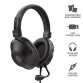 24132 OZO CUFFIE OVER-EAR USB PER PC - NERO