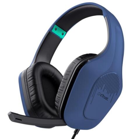 GAMING GXT 415B ZIROX CUFFIE GAMING OVER-EAR LEGGERE PROGETTATE PER PC, LAPTOP E CONSOLE - BLU AC