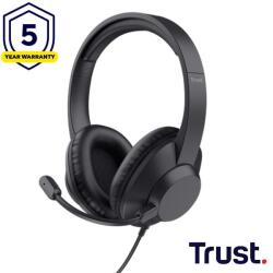 AYDA MAX CUFFIE CON MICROFONO JACK 3,5- PLASTICA RICICLATA 85% - NERO