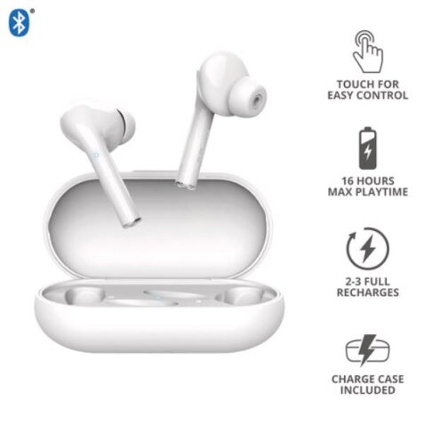 NIKA TOUCH AURICOLARI TRUE WIRELESS BLUETOOTH - BIANCO