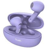 YAVI BT AURICOLARI EARPHONES TRUE WIRELESS BLUETOOTH CON RIDUZIONE DEL RUMORE ENC - 35% PLASTICA RICICLATA - VIOLA