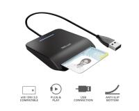 LETTORE DI SMART CARD (TIPO TESSERA SANITARIA) - USB C - TRUST PRIMO NERO