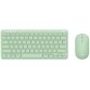 LYRA SET TASTIERA E MOUSE WIRELESS RICARICABILI PER COLLEGARE FINO A 3 DISPOSITIVI WL/BT - 51% PLASTICA RICICLATA - ITALIANO - VERDE